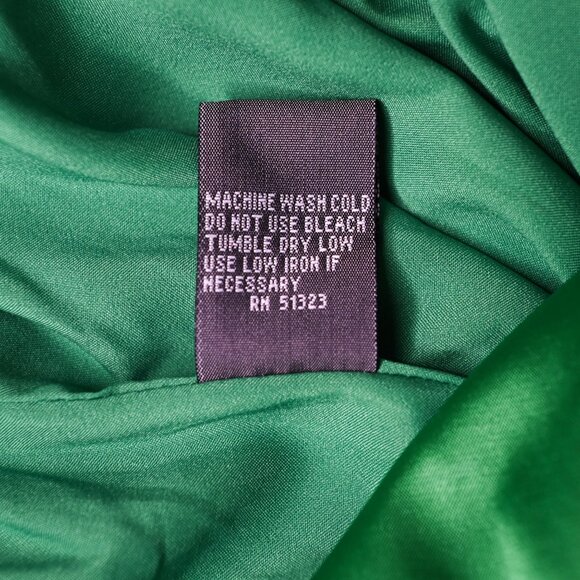 KENNETH COLE REACTION Kelly Green Lined Satin Look Jacket - NWT - Size Small - Picture 13 of 14